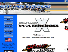 Tablet Screenshot of greatlakeswatercross.com